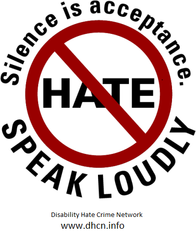No to hate. Silence is acceptance. Speak out.